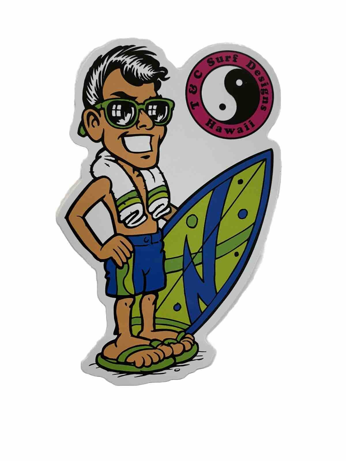 Town Country Surfboards Stickers T&C Hawaii DA BOYS Surfing Joe Cool “ BOGO”