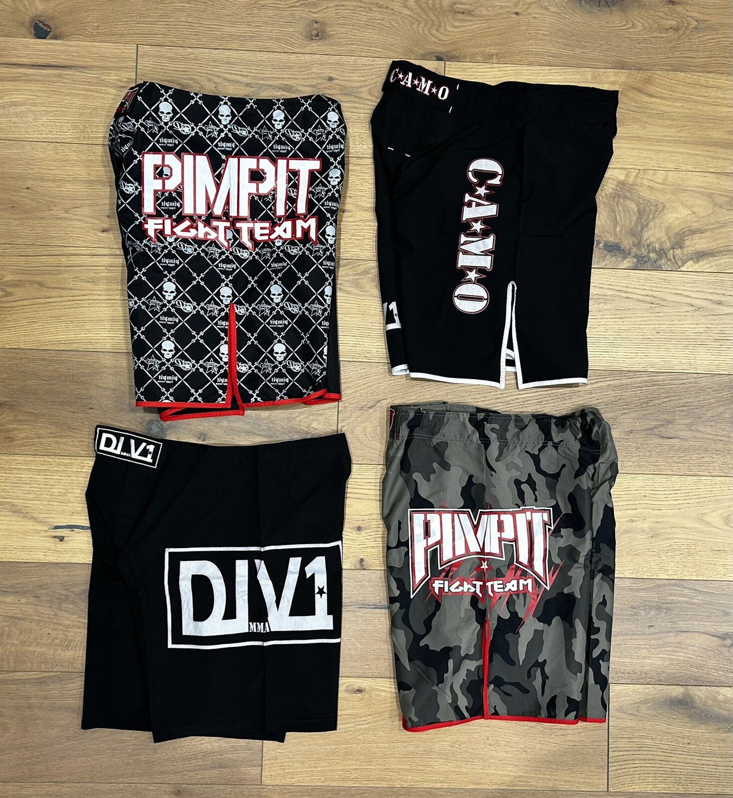 FIGHT SHORTS MMA Shorts SET 4 UFC FIGHT SHORTS Venom RVCA SHORTS Icon