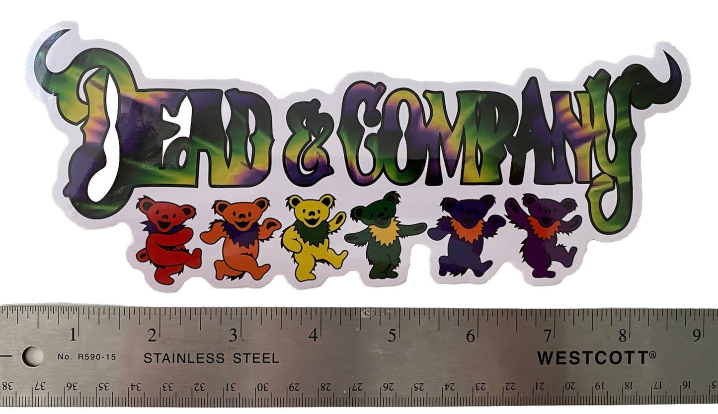 Jerry Garcia STICKER Lot 9 Dead & Co Dead & CO BOLT DEAD&Company Decals Tyedye