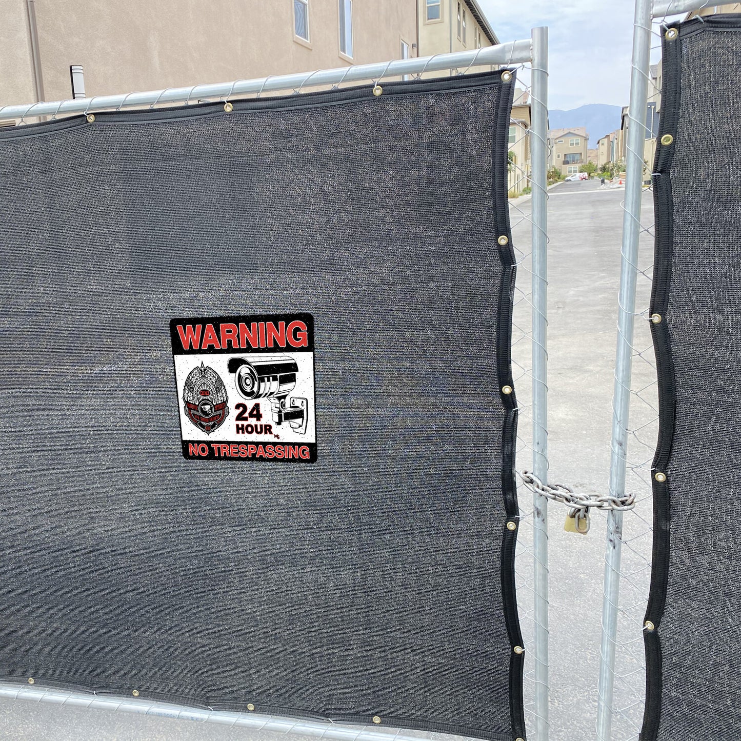 SECURITY Sticker LOT 20 NO TRESPASSING STICKER CAMERA STICKER Safety Sticker Lot