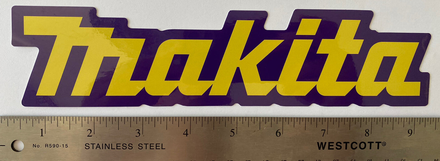MAKITA STICKER SET Makita Tools Sticker XL Size 9” BOGO Dewalt HART Ryobi Bosch