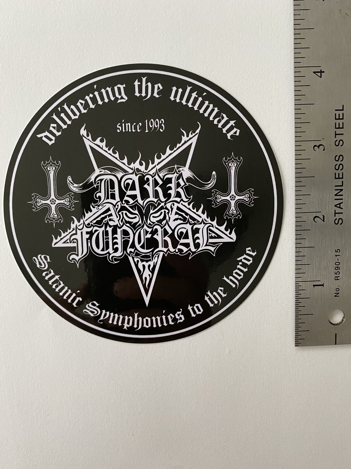 DARK FUNERAL STICKER Set Lamb Of God IMMORTAL MAYHEM Metallica BATHORY EMPEROR