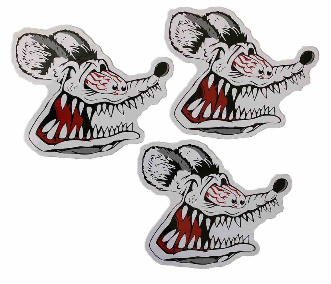RATFINK STICKER Lot 3 Lost Volcom RVCA T&C NASCAR Decal Truck Moto Rockabilly