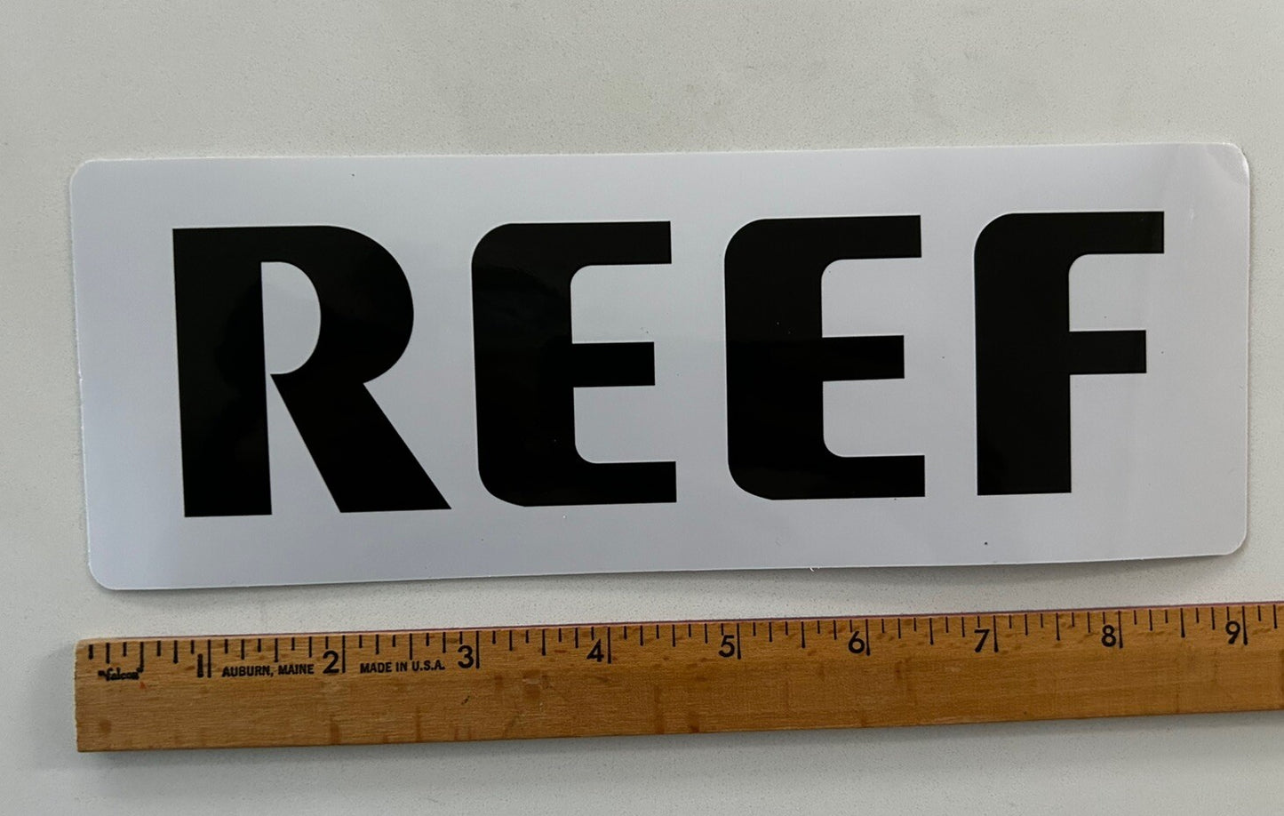 REEF STICKERS XL 9” TEAM Decal North face Oakley VOLCOM STONE Surfing Rvca