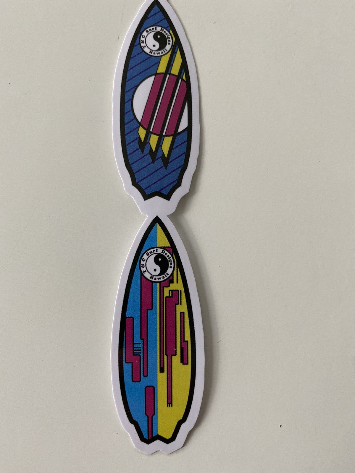 Town Country Surfboards STICKER T&C STICKER Set Of 2 Volcom Rip Curl Vans