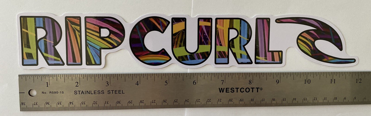 RIP CURL Sticker Set 12” BOGO Billabong Lost TEAM RIP CURL Santa Cruz Salty Crew