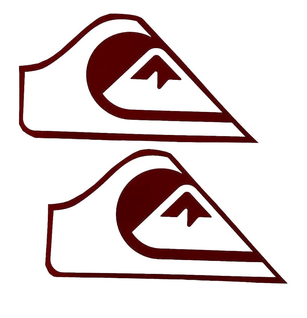 Quiksilver Sticker Set RED 8” RIP Curl Quik Team Lost Surfing Stickers Slater