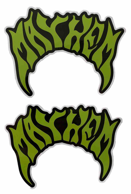 MAYHEM SURFBOARDS STICKER 2 LOST SURFBOARDS FIREWIRE SURFBOARDS FCS Outerknown