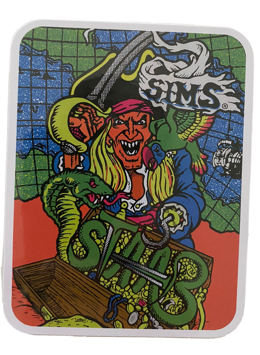Skateboard Sticker STAAB Set Of 2 Sims Vintage Skateboard Stickers Alva Santa Cr