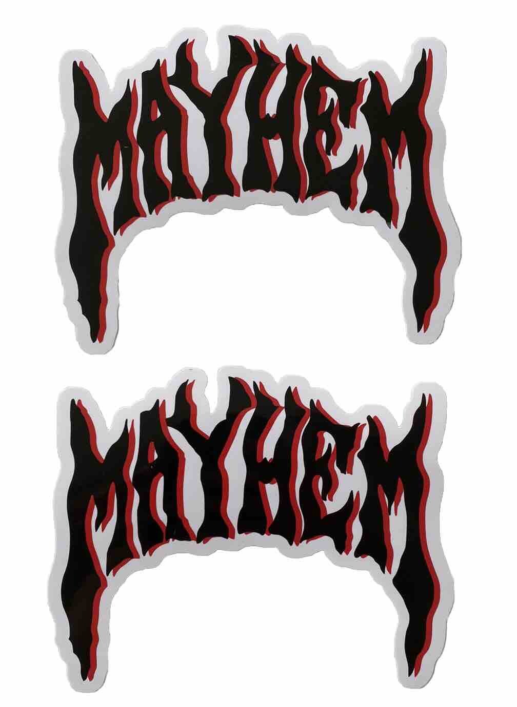 MAYHEM STICKERS LOST SURFBOARDS Decals Florence Volcom Rip Curl