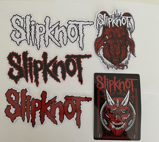 SLIPKNOT STICKER SET SLIPKNOT BAND STICKERS METALLICA Iron Maiden OZZY A7X Venom