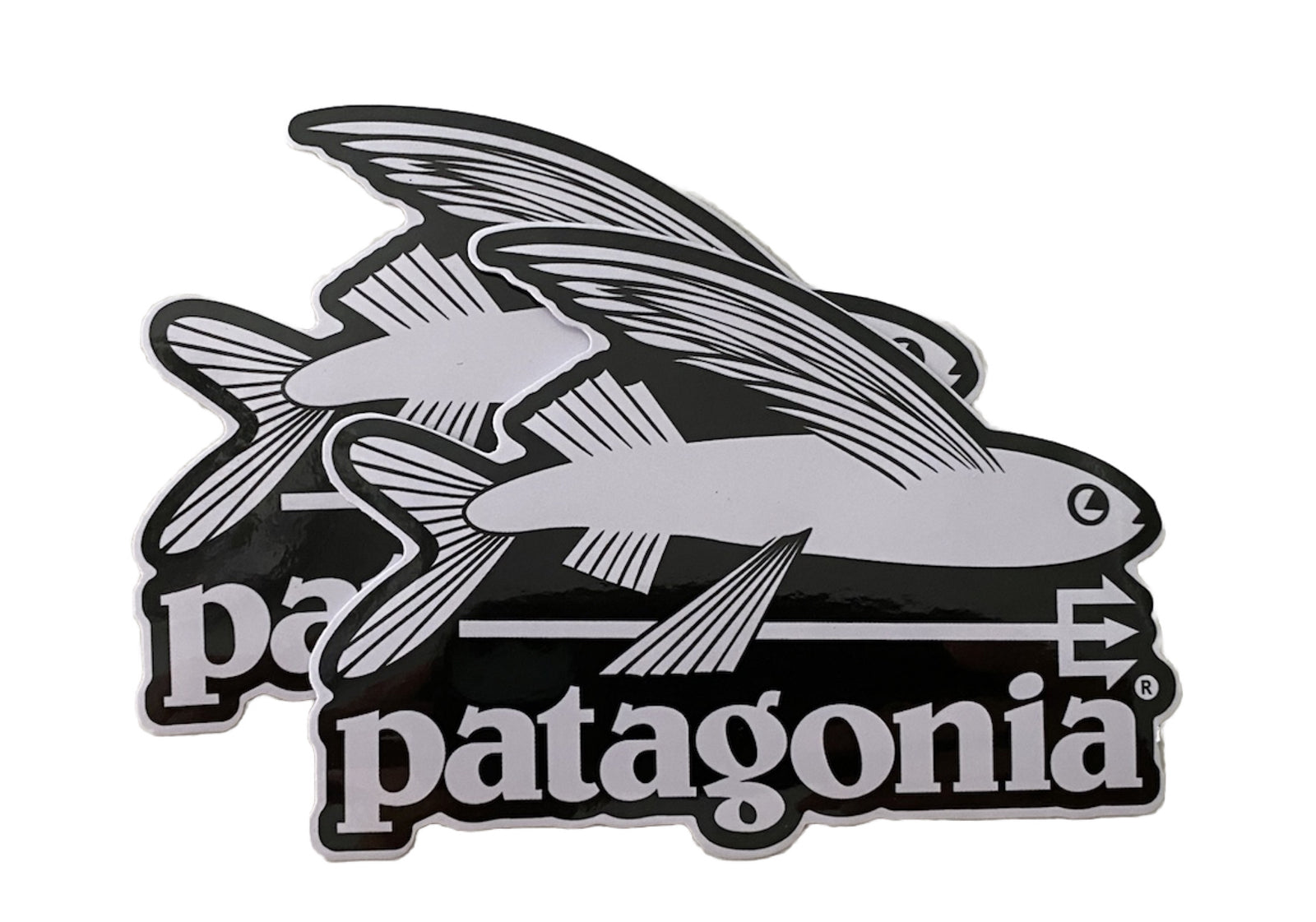 PATAGONIA STICKER Patagonia Flying Fish Decal Park Hike Camping Surf North Face