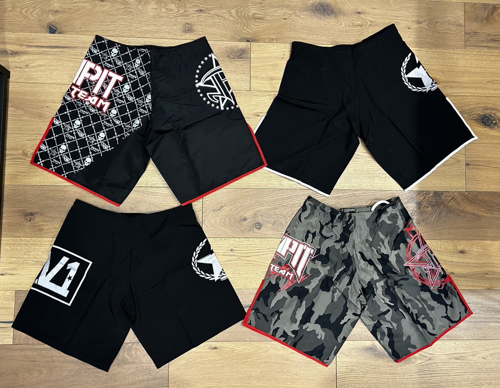 FIGHT SHORTS MMA Shorts SET 4 UFC FIGHT SHORTS Venom RVCA SHORTS Icon