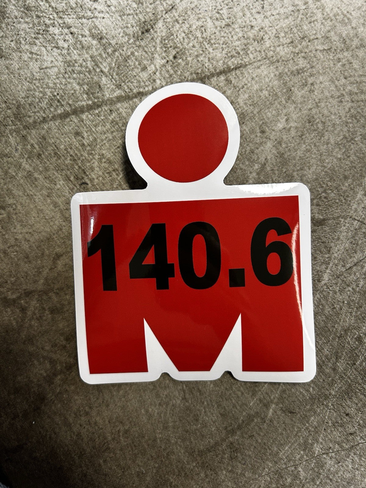Ironman Sticker XL Set Of 2 Ironman 140.6 Running Stickers Biking Swimming Run