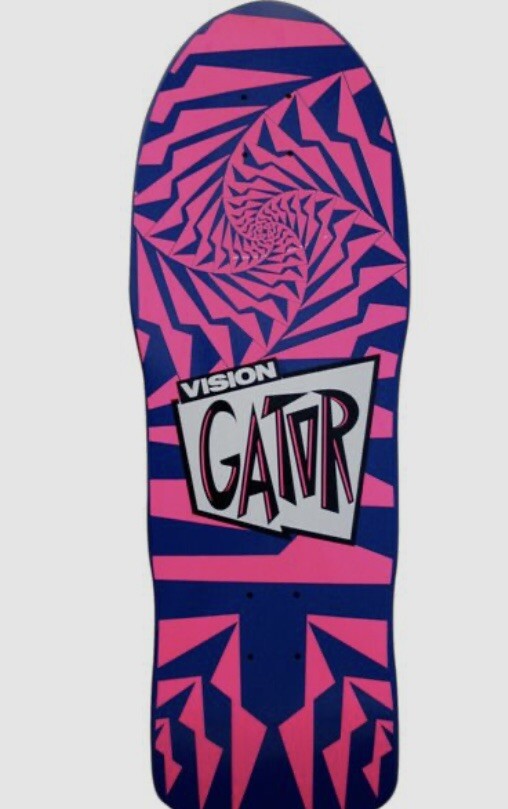 VISION SKATEBOARD STICKER SET GATOR STICKER BONES SKATEBOARD VINTAGE Blind