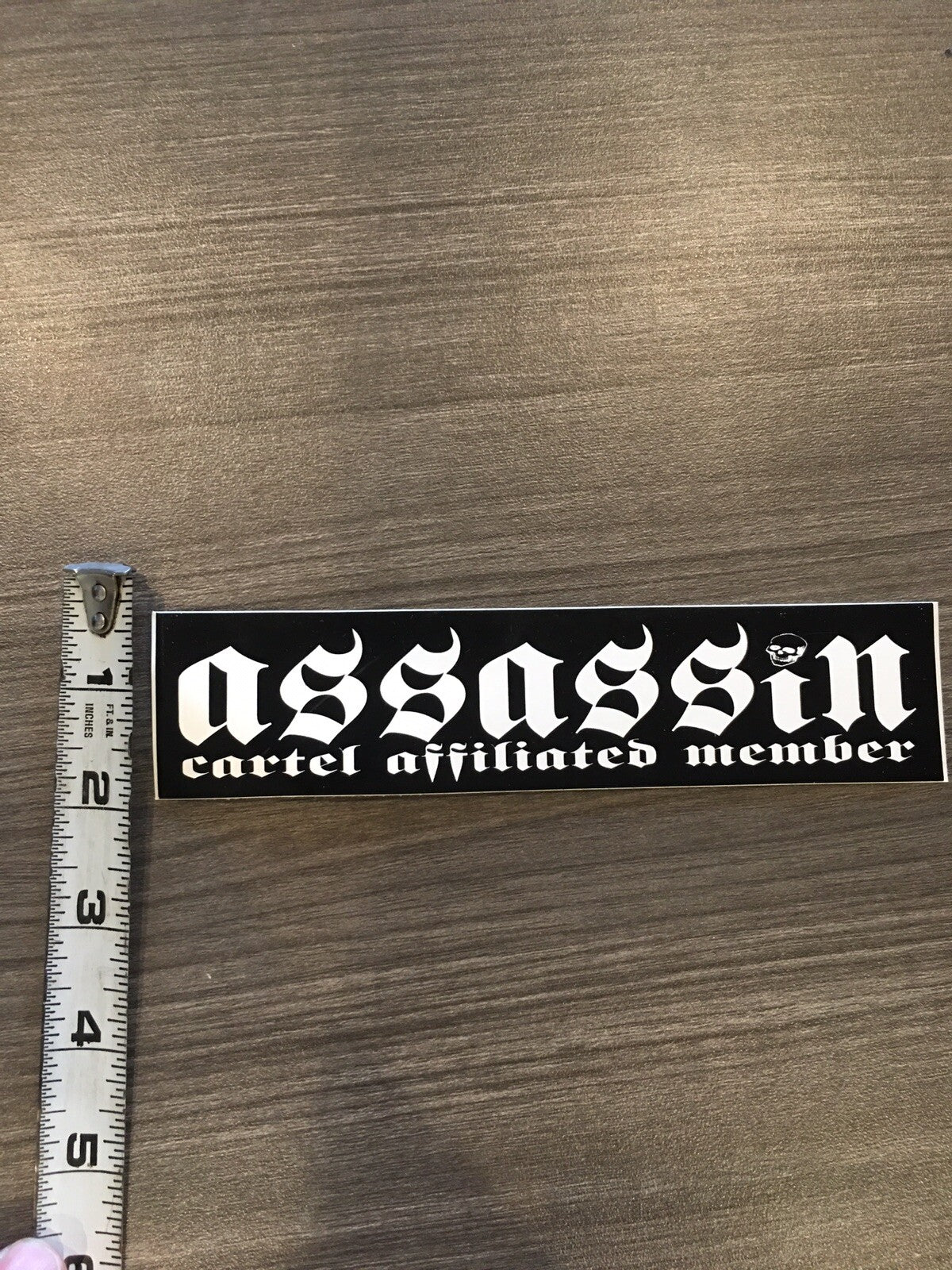Assassin Sticker Gaming Sticker Biker Sticker Gang Cartel UFC MMA  Hip Hop 1%