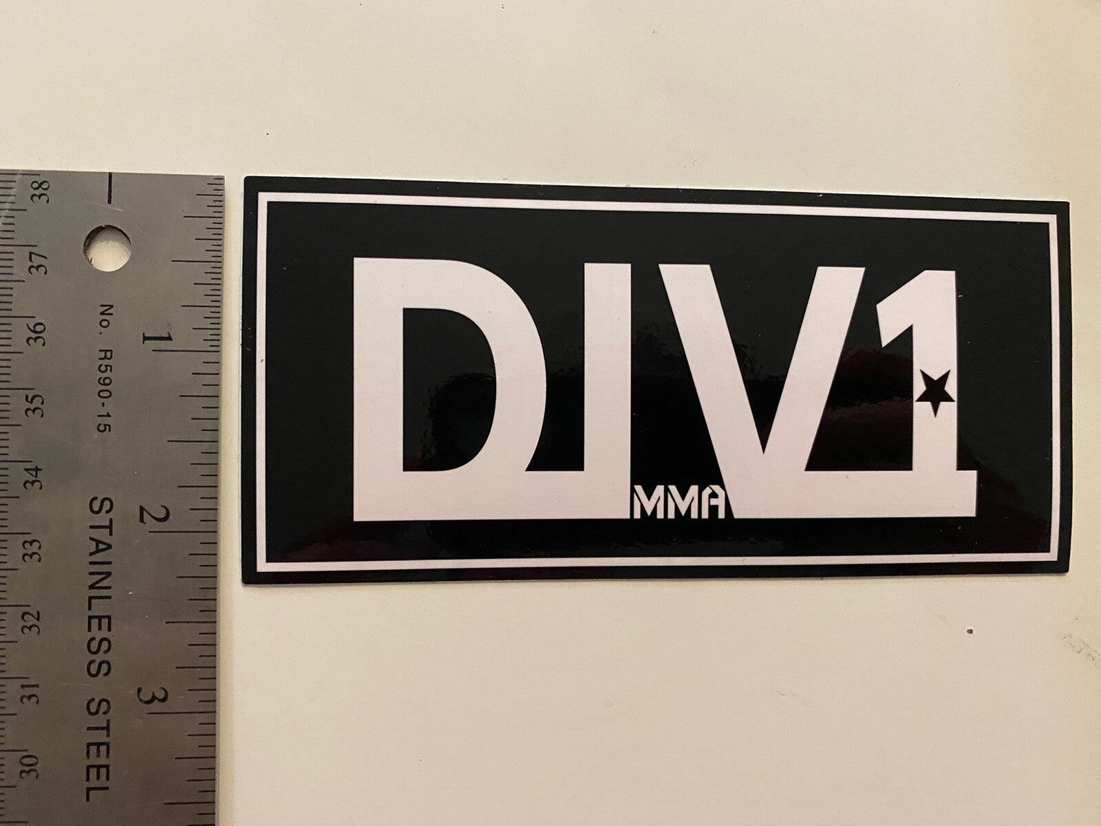 MMA STICKER UFC STICKER DIVISON ONE MMA JIU JITSU GRACIE BJJ WRESTLING BOXING LA
