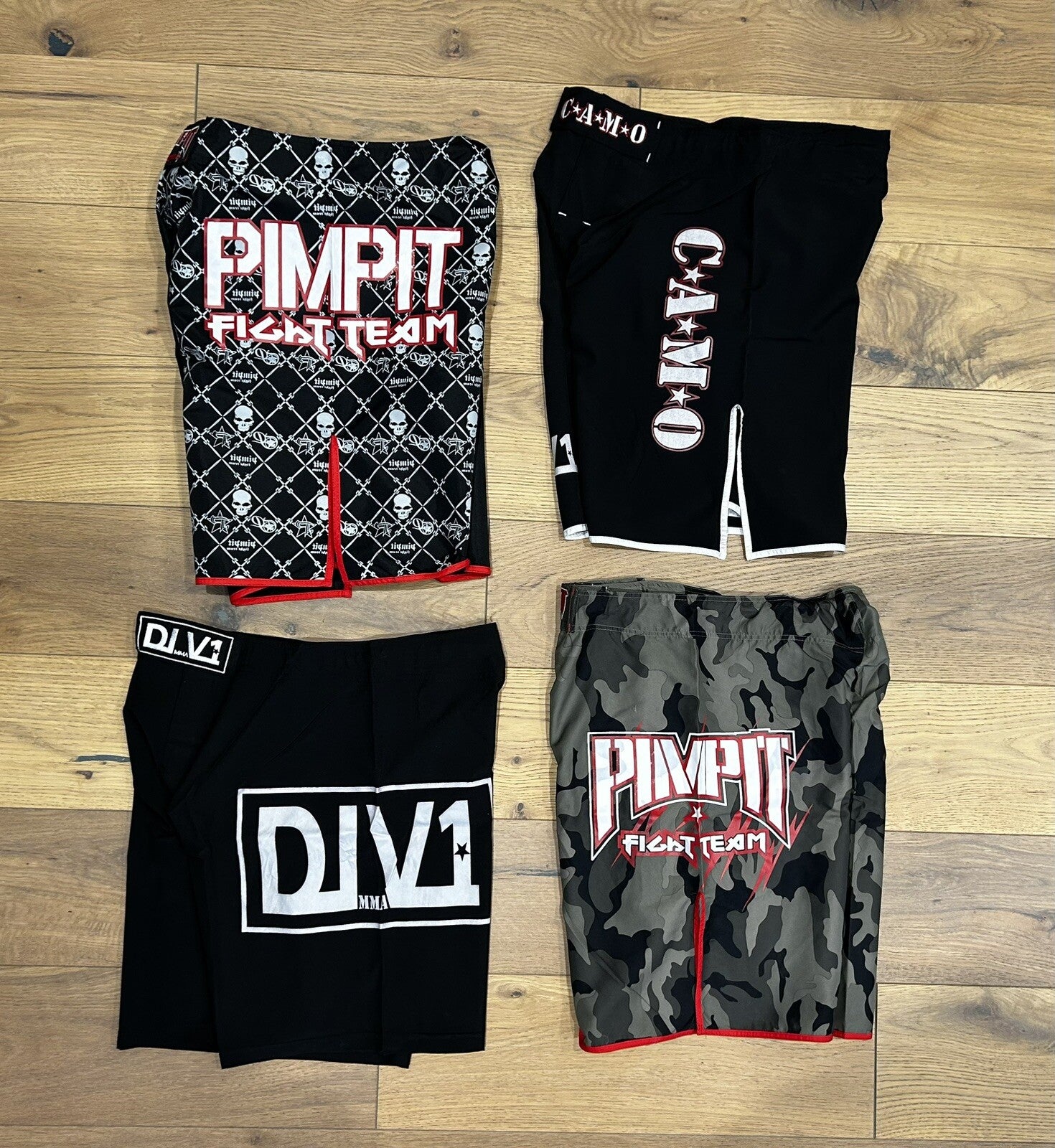 FIGHT SHORTS MMA Shorts SET 4 UFC FIGHT SHORTS Venom RVCA SHORTS Icon