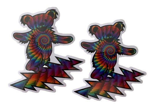 Grateful Dead Stickers Dead & Co. BEAR Dead & CO BOLT DEAD & Company Bear Thc