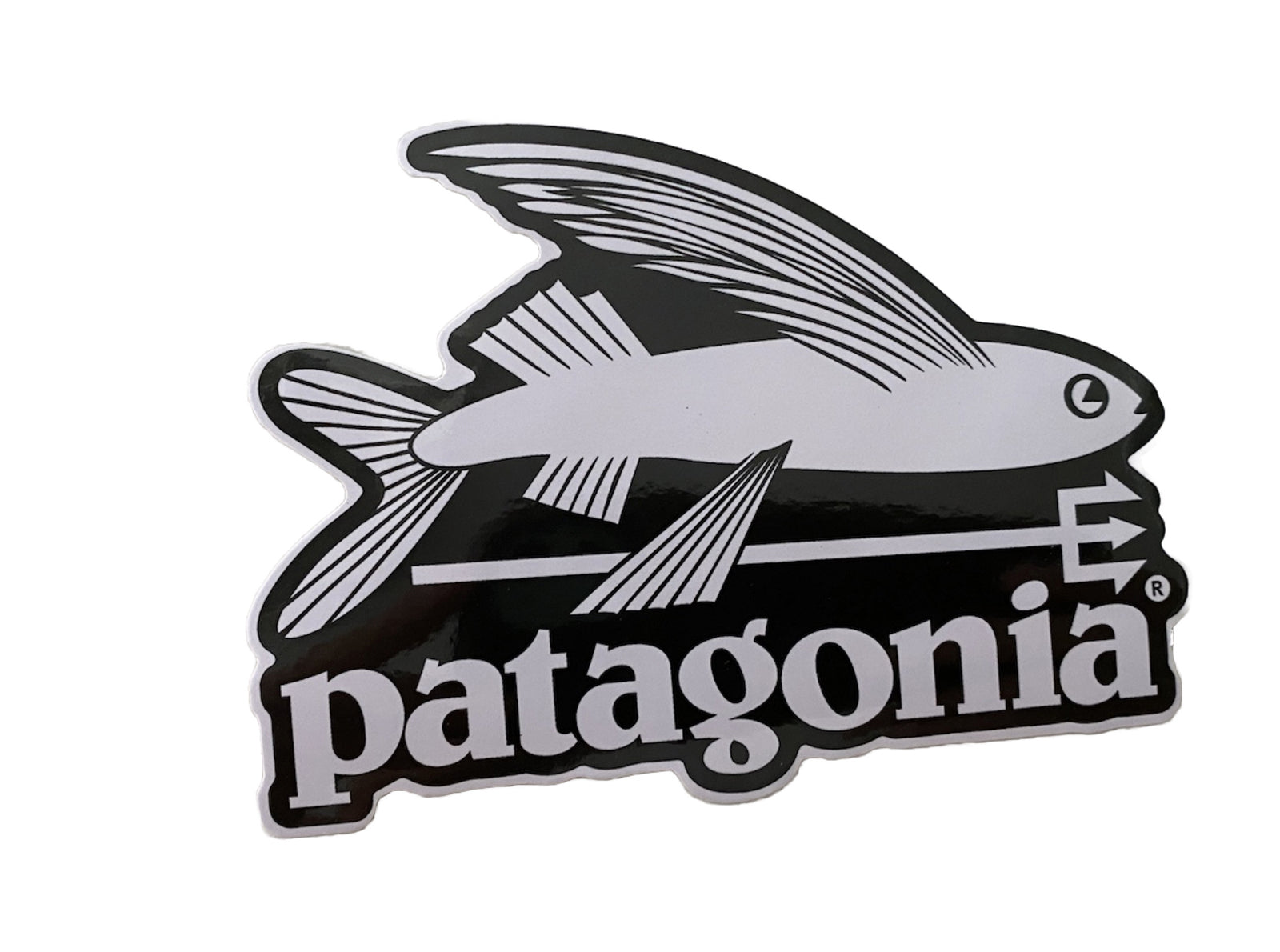 PATAGONIA STICKER Patagonia Flying Fish Decal Park Hike Camping Surf North Face