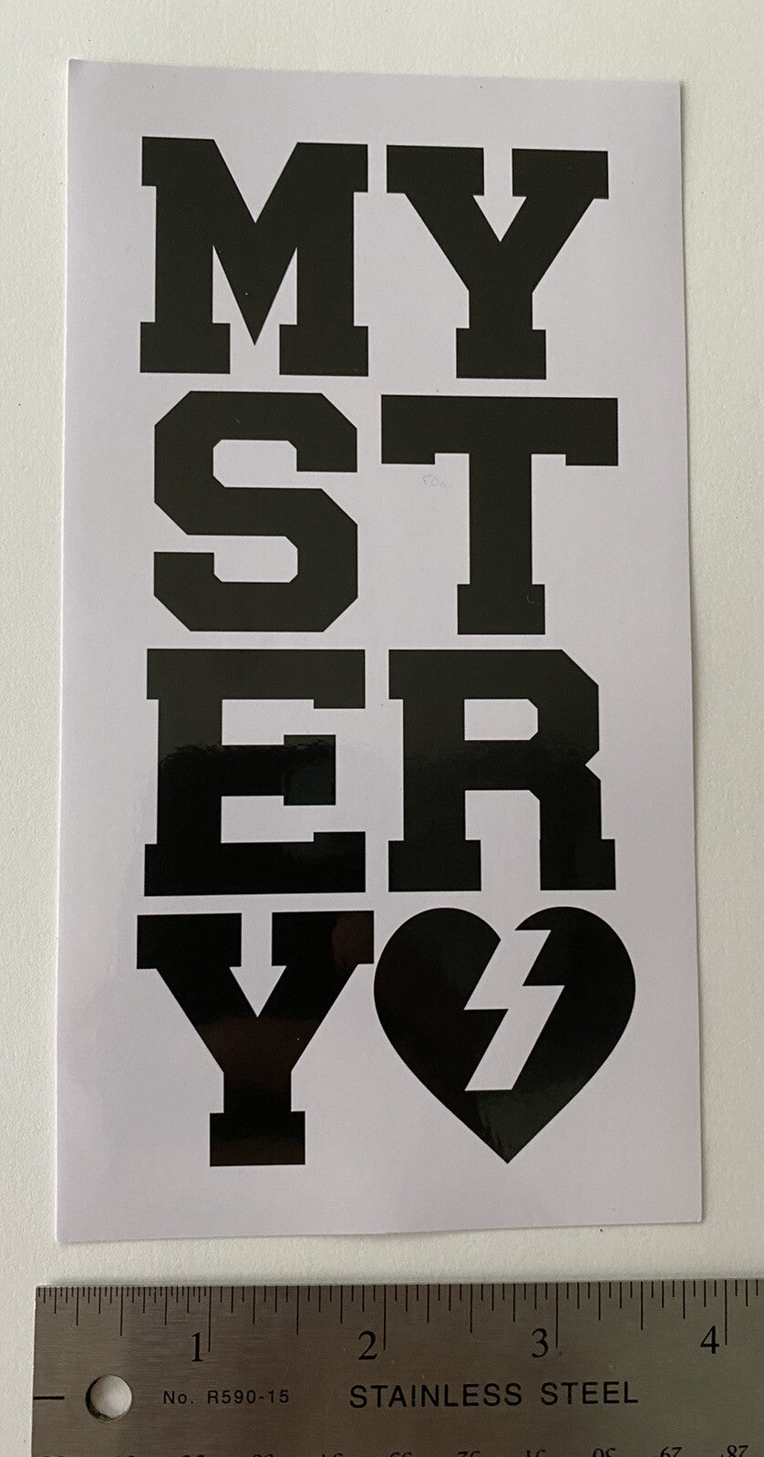 MYSTERY Skateboards Sticker Set Mystery Sticker Vintage Skateboard Sticker DGK