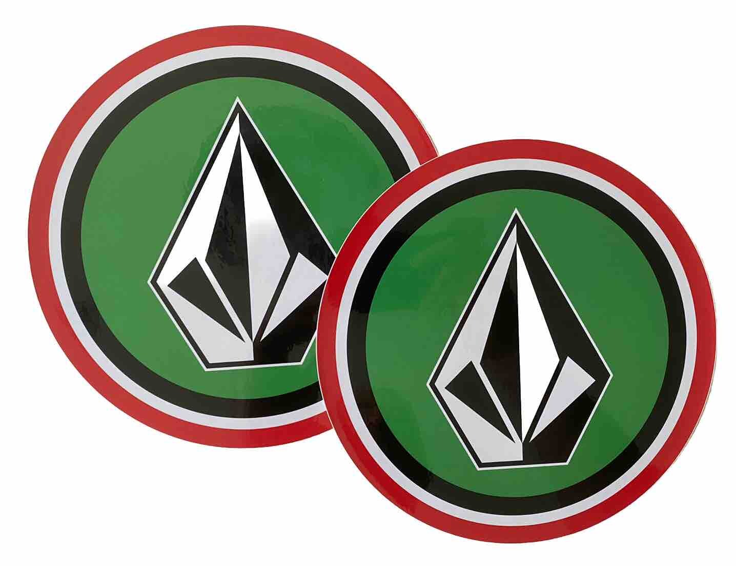 VOLCOM STICKER TEAM STICKER “ BOGO “ 8 Inch Large Surfboard Team Sticker SET 2