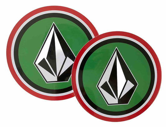 VOLCOM STICKER TEAM STICKER “ BOGO “ 8 Inch Large Surfboard Team Sticker SET 2