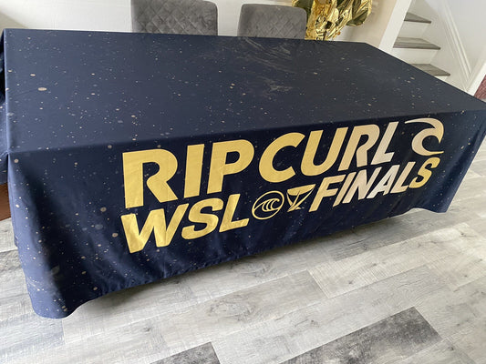 Surf Banner WSL Banner Collectors Surf Table Cover 2023 RIP Curl WSL World Champ