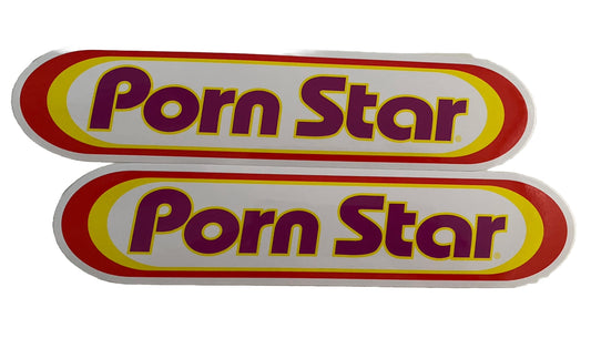 PORNSTAR STICKER PORN STAR DECAL PORNSTAR STICKER BOGO 90’s Pornstar decal