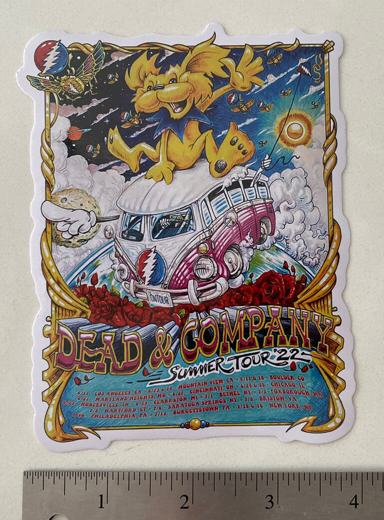 Grateful Dead  Jerry Garcia  Dead & Co.  Dead Bear Dead Skull Dead & Company Bus