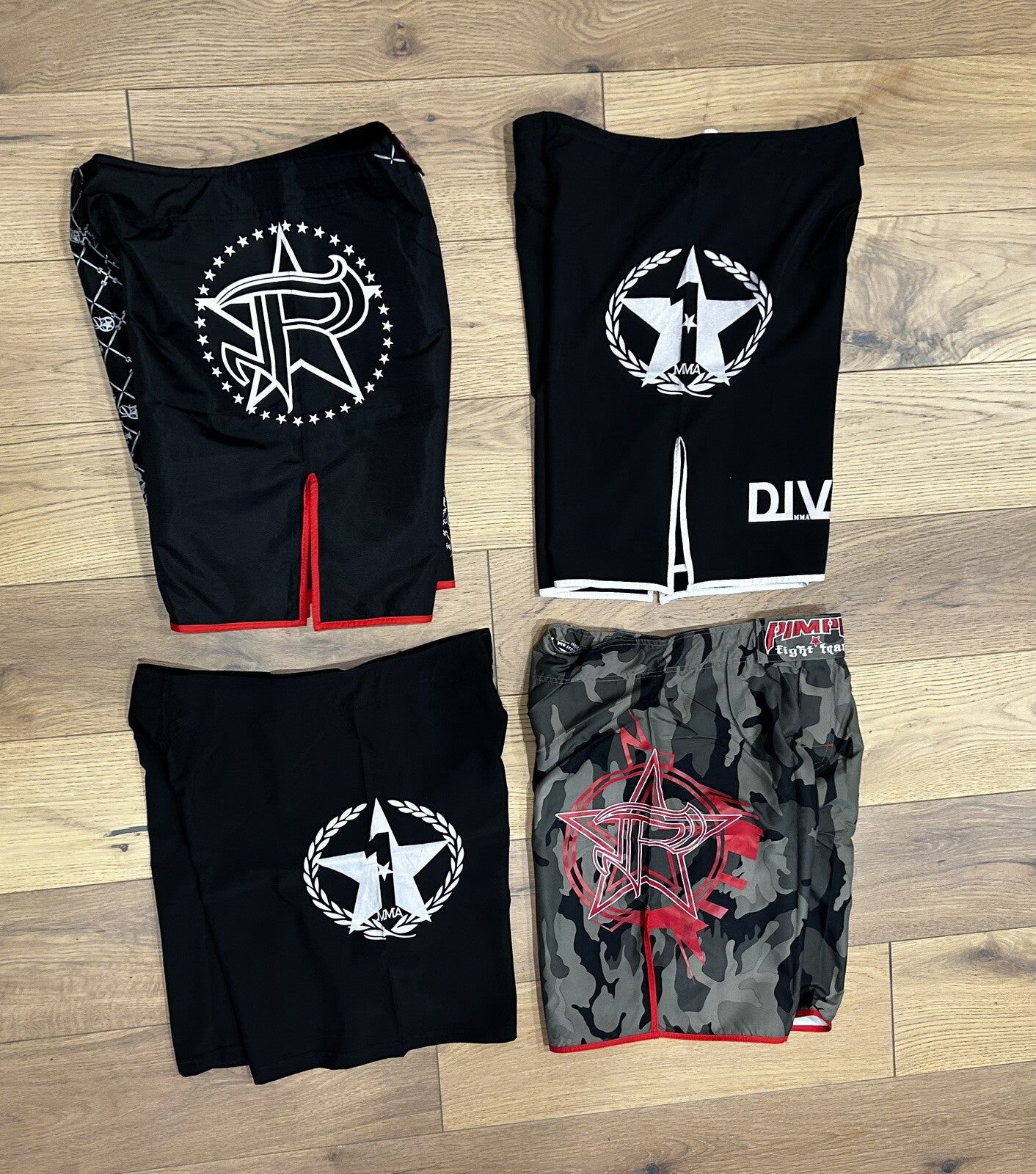 FIGHT SHORTS MMA Shorts SET 4 UFC FIGHT SHORTS Venom RVCA SHORTS Icon
