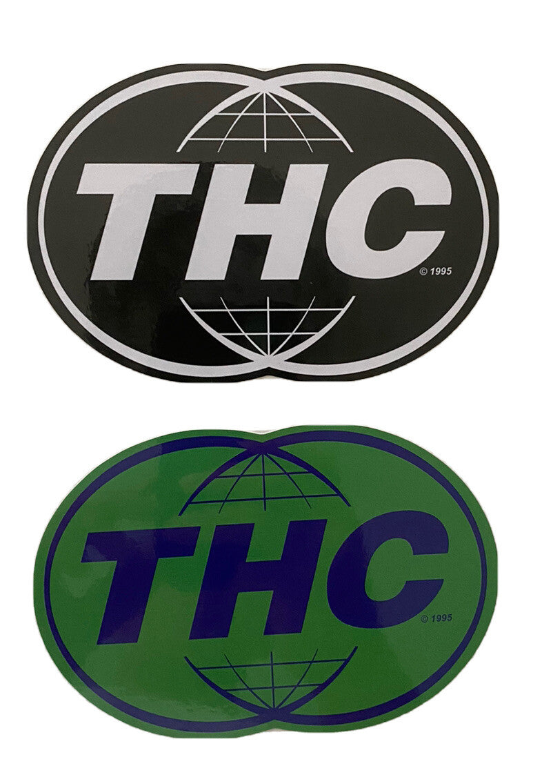 THC STICKER Set Original Cannabis Brand 1990’s THC Brand Weed Shop  THC Sticker
