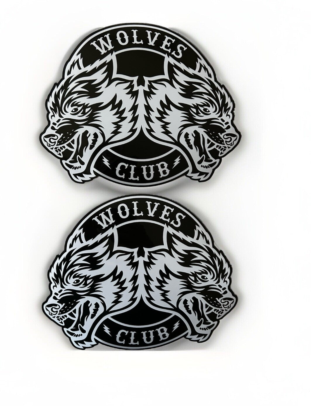 Wolves Club Stickers 9” XL Sports TEAM Sticker Volcom RVCA Vouri Darc Sports Gym