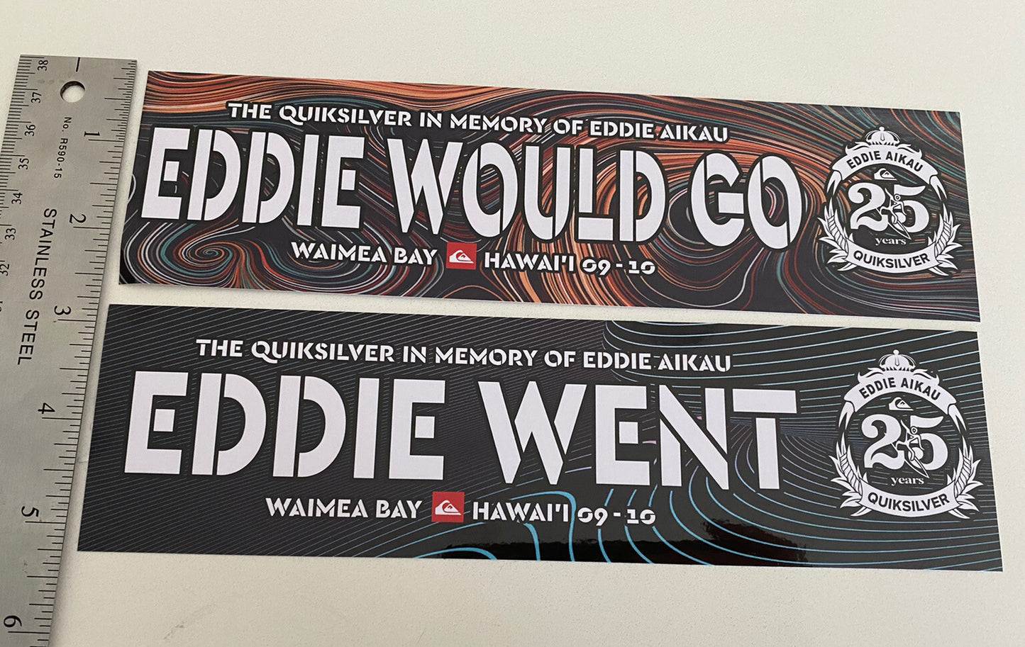 Eddie Would Go STICKER Set BOGO Vintage Surf Sticker EDDIE GO DECAL 2009 Hobie