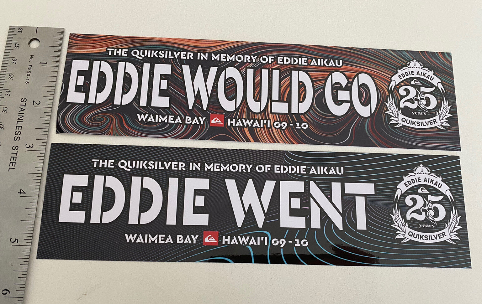 Eddie Would Go STICKER Set BOGO Vintage Surf Sticker EDDIE GO DECAL 2009 Hobie