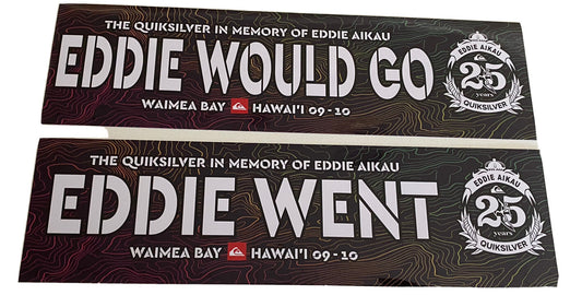 Eddie Would Go STICKER Set BOGO Vintage Surf Sticker EDDIE GO DECAL 10 BILLABONG