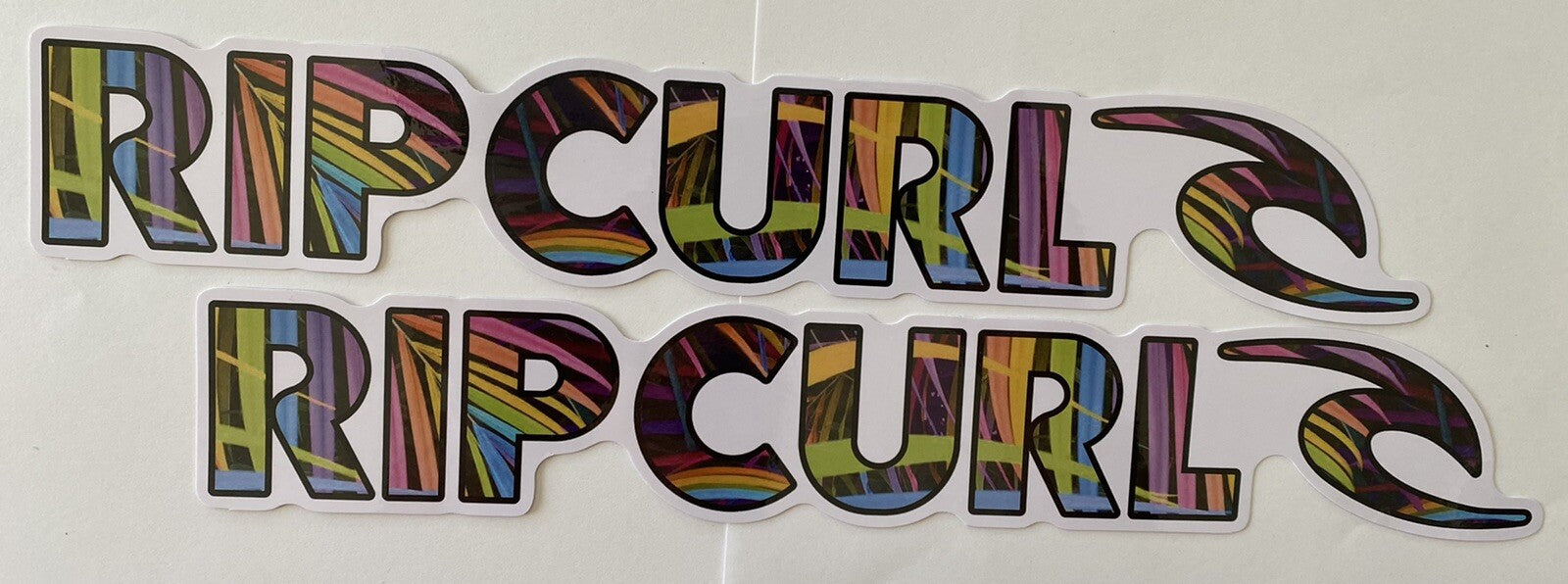 RIP CURL Sticker Set 12” BOGO Billabong Lost TEAM RIP CURL Santa Cruz Salty Crew