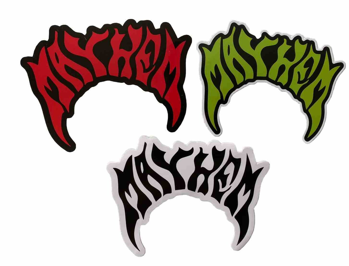 MAYHEM STICKERS LOST SURFBOARDS 3 Decals Oakley Volcom Rip Curl RVCA
