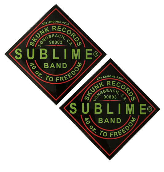 SUBLIME STICKER 40 Ounces to Freedom RARE VINTAGE SUBLIME BAND STICKER OC