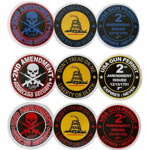 Gun Decals Don’t Tread On Me Stickers M&P Sig Sauer Ruger Glock Colt S&W 3 Set!