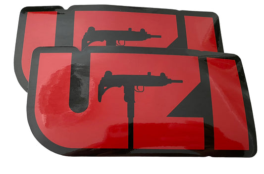 UZI GUN Stickers Decals Remington Gun Stickers Walther RUGER Decal