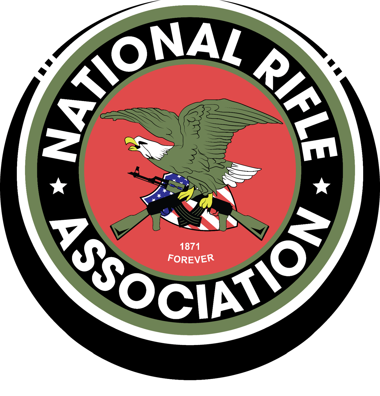 NRA STICKER NATIONAL RIFLE DECAL " BOGO " 2nd Amendment Sticker RARE GUN CLUB