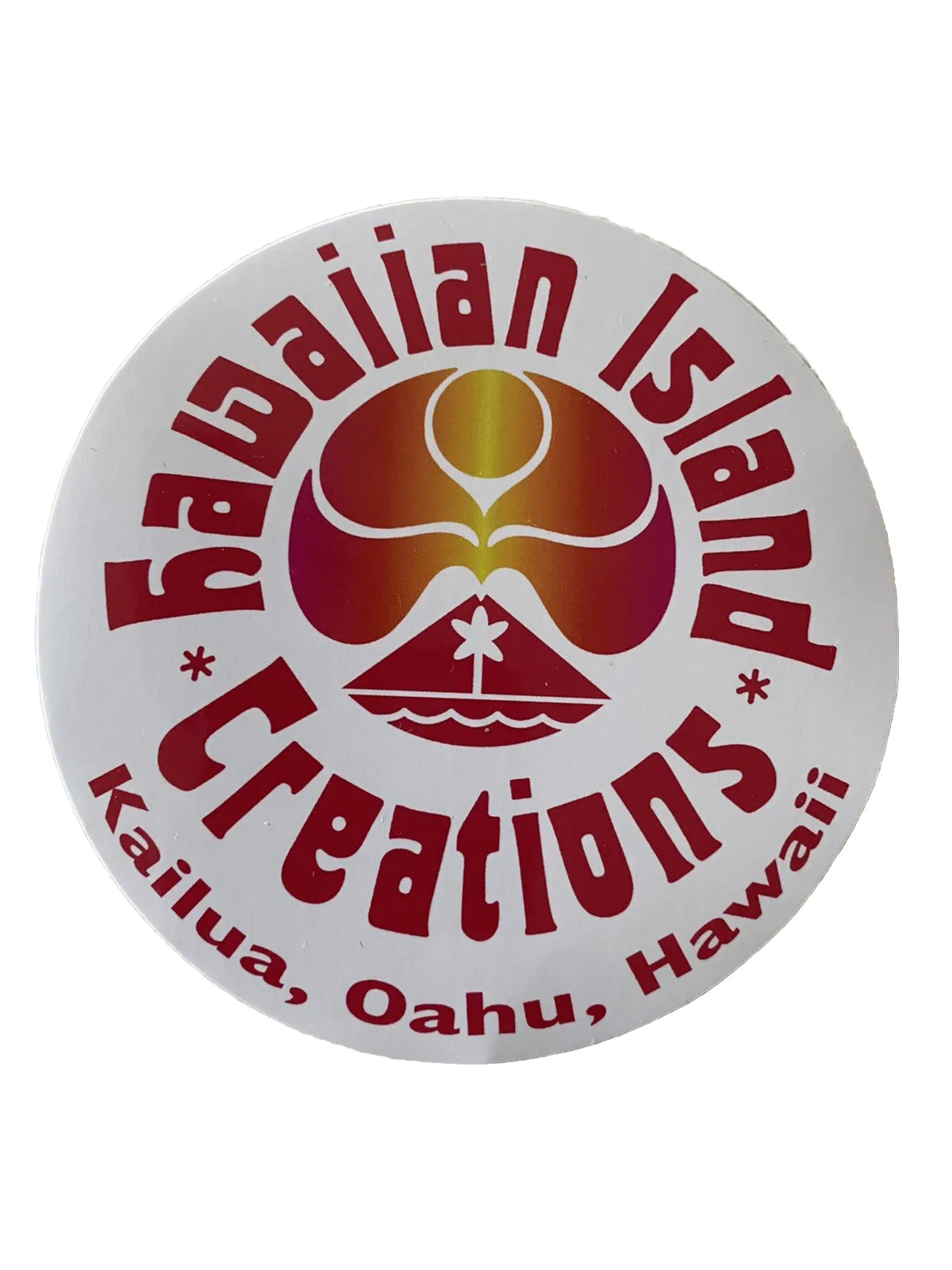 HAWAIIAN ISLAND CREATIONS STICKERS “ BOGO”QUIKSILVER LOST VANS HIC 80’s STICKER