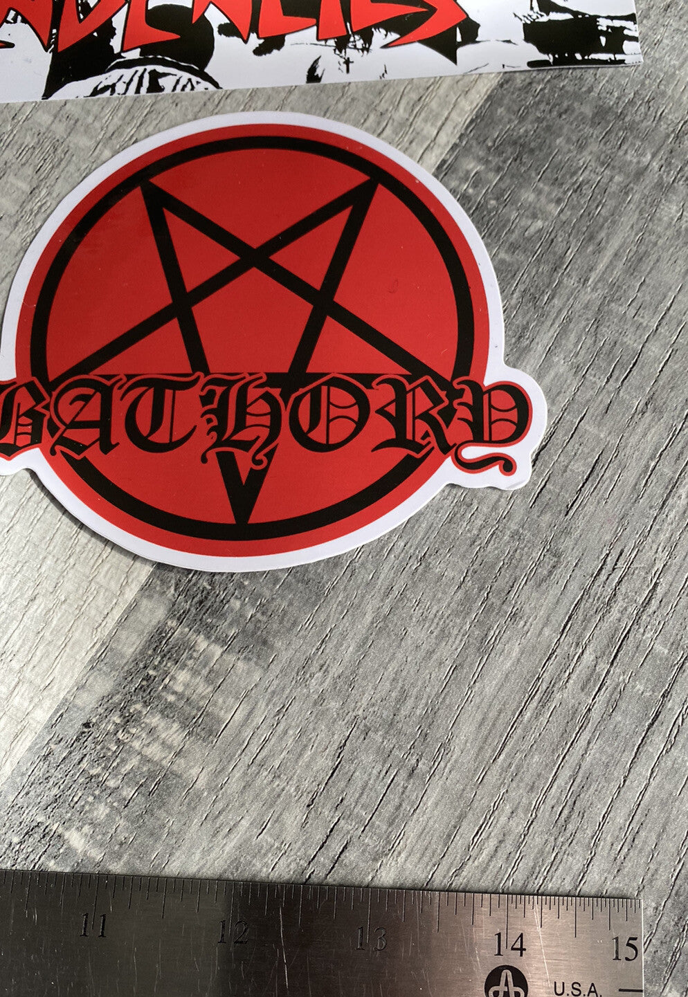 SLAYER STICKER METAL BAND STICKERS SET OF 9 Large STICKERS PUNK ALTERNATIVE ROCK