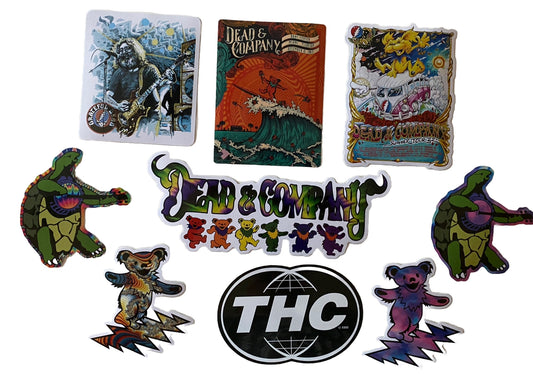 Jerry Garcia STICKER Lot 9 Dead & Co Dead & CO BOLT DEAD&Company Decals Tyedye