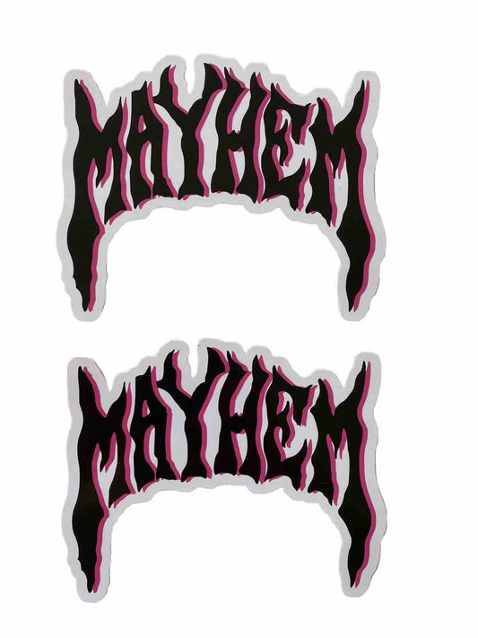 MAYHEM STICKERS LOST SURFBOARDS Decals Florence Volcom Rip Curl