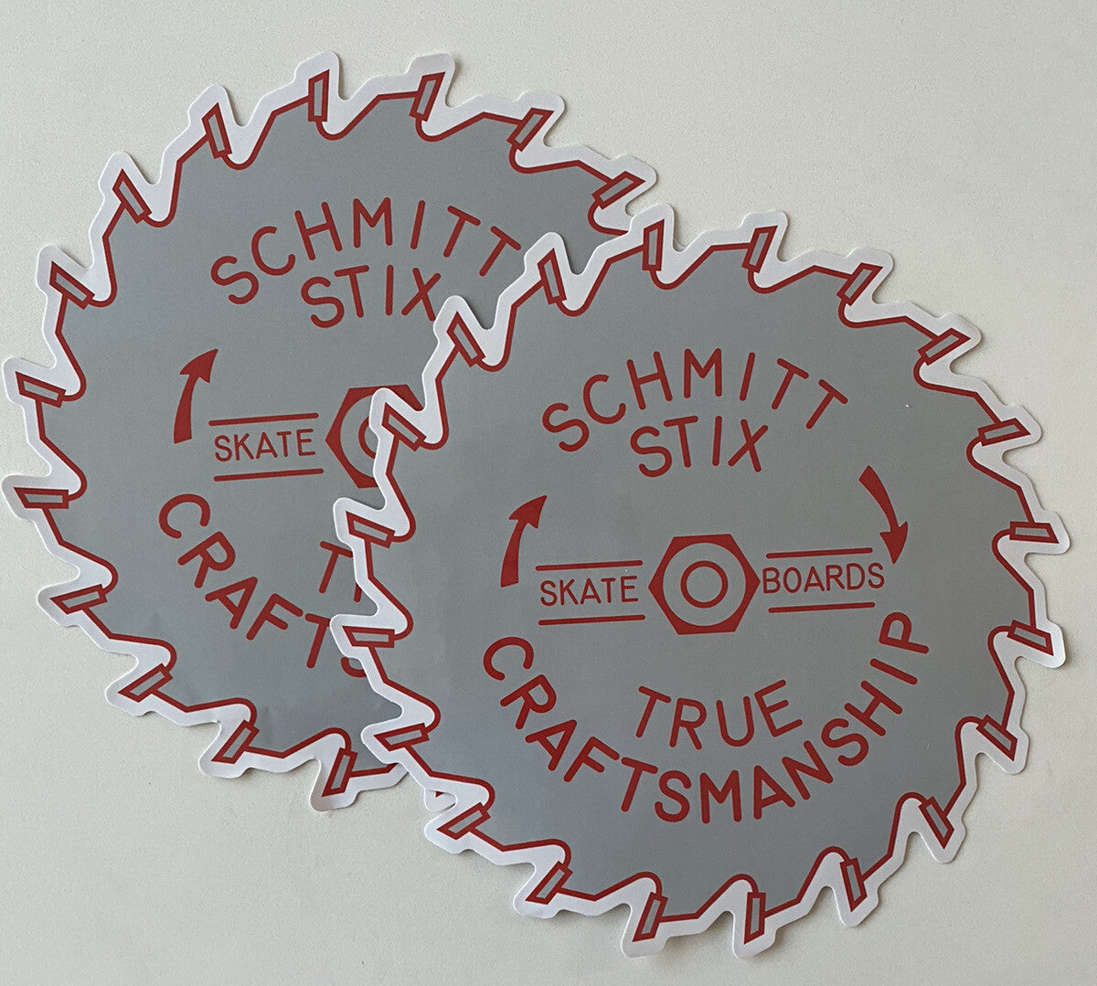 SCHMITT STIX STICKER  XL 8” VINTAGE SKATEBOARD DECAL “BOGO” Powell Girl