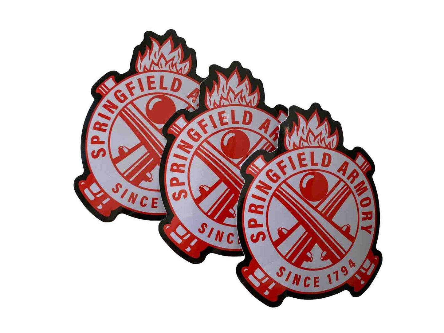 Gun Sticker Springfield Armory Decals 4” Glock Colt NRA Sigsauer HK Hunting Fish