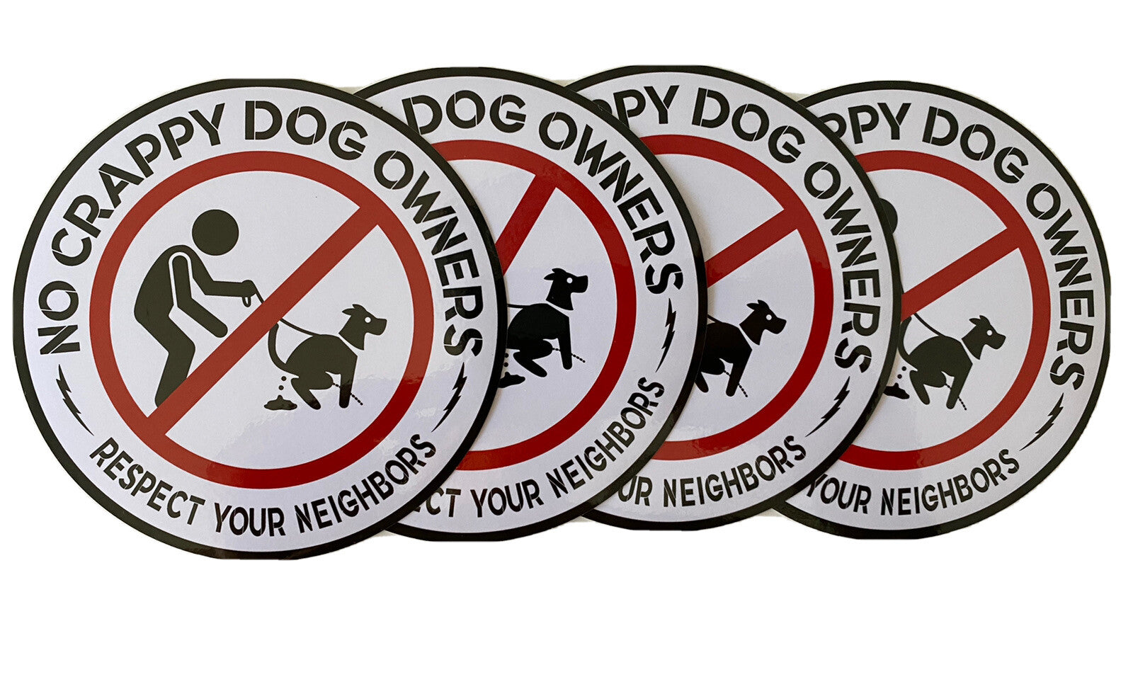 NO DOGS STICKER NO DOG POOP STICKER CCTV VIDEO CAMERA STICKER SECURITY