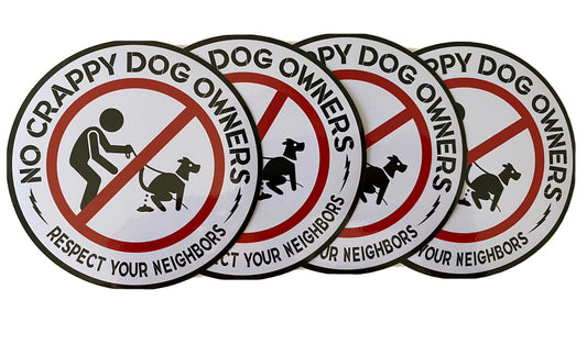 NO DOGS STICKER NO DOG POOP STICKER CCTV VIDEO CAMERA STICKER SECURITY